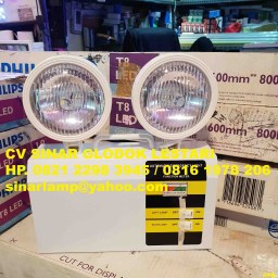 Lampu Emergency Mata Kucing LED 2x3 watt